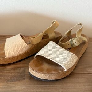 Papillio by Birkenstock Glenda Leather Wedge Sandal